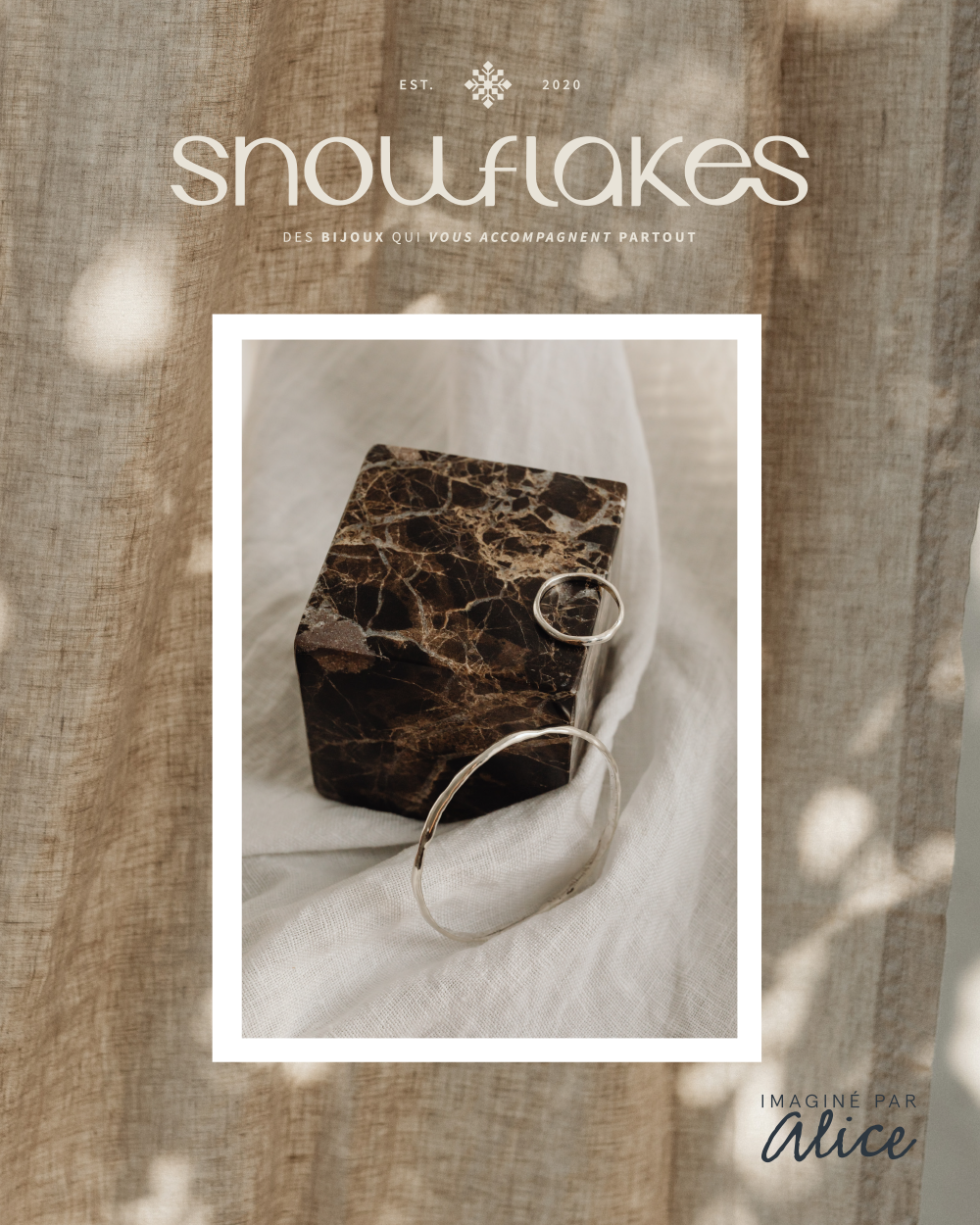 snowflakes identité visuelle