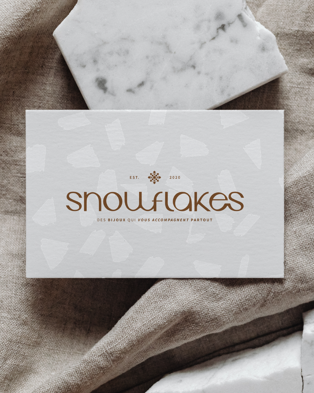 snowflakes identité visuelle